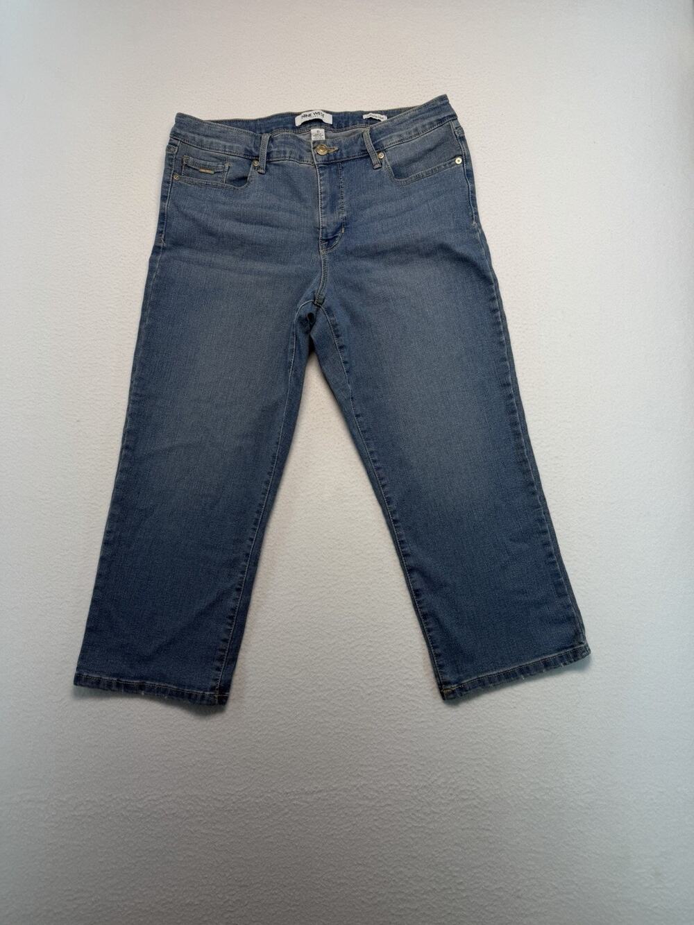 Nine west Women’s 10 Christie capri Cotton Blend Jeans Casual Travel Streetwear